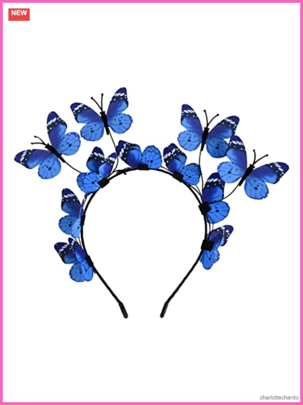 Butterfly Fascinator Headband Costume Crown Headpiece for Women
